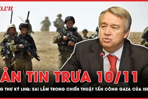 Bản tin trưa 10-11: Sai lầm trong chiến thuật tấn công Gaza của Israel 