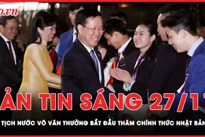 Chủ tịch nước Võ Văn Thưởng đã đến Tokyo, bắt đầu thăm chính thức Nhật Bản