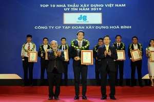 10 nhà thầu xây dựng uy tín được vinh danh