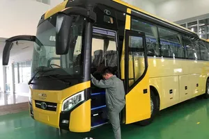 Ngạc nhiên xe bus 'Made in Vietnam' xuất khẩu sang Thái Lan