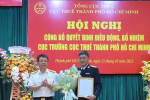 Ông Nguyễn Nam Bình giữ chức Cục trưởng Cục Thuế TP.HCM 