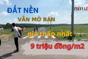 Đất nền vùng ven vẫn mở bán, giá thấp nhất hơn 9 triệu đồng/m2 