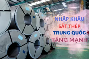 Nhập khẩu sắt thép từ Trung Quốc tăng rất mạnh ngay từ đầu năm
