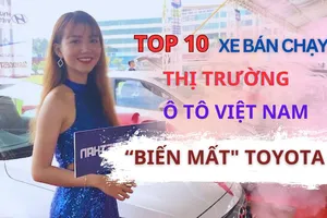 Bất ngờ vì Toyota 'biến mất' trong Top 10 mẫu xe bán chạy nhất Việt Nam