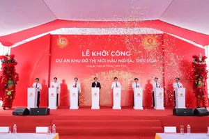 Tập đoàn Vingroup khởi công khu đô thị xanh gần 200ha ở Long An