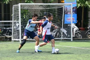 Giải bóng đá Hội Nhà báo TP.HCM: Báo Pháp Luật TP.HCM ra quân đại thắng