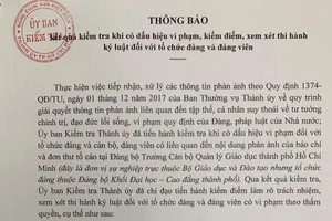 Kỷ luật 3 đảng viên Trường Cán bộ quản lý giáo dục TP.HCM