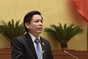 Bộ trưởng Bộ GTVT Nguyễn Văn Thể. Ảnh VGP/Nhật Bắc