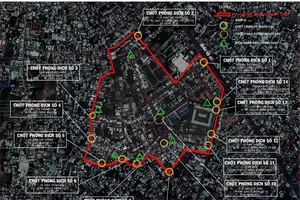 Phong tỏa thêm nhiều khu vực ở huyện Hóc Môn từ 0 giờ ngày 30-6