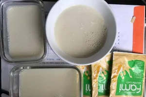 Phát hoảng sữa Fami nổi váng