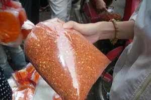 Cẩn trọng khi mua sản phẩm ớt khô, ớt bột