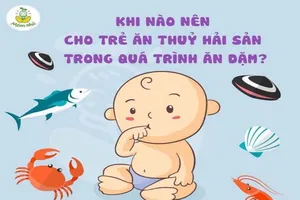 Những hiểu lầm thường gặp khi cho trẻ ăn hải sản