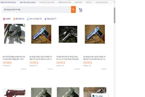 Thực hư sàn thương mại điện tử Lazada bán súng, đạn