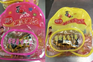 Thu hồi kẹo thạch sữa trái cây XZL Milk Fruit Jelly School Bags