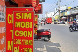 Dễ dàng mua sim rác với giá 15.000 đồng