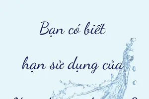 Nước đun sôi để nguội có bị thiu hay không?