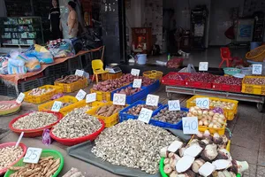 Người nội trợ thở phào vì giá củ kiệu tết vừa túi tiền