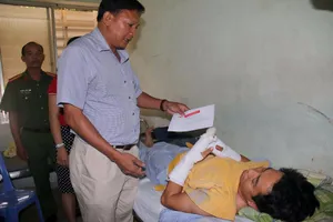 2 sĩ quan công an tử nạn trên xe Camry