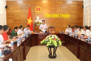 Bình Thuận cấm tàu thuyền ra biển từ 16 giờ chiều nay 