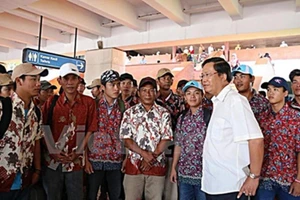 39 thuyền viên ở Indonesia lên máy bay về nước