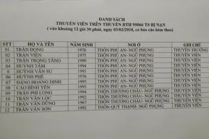 Đi tìm tàu mất tích, 12 thuyền viên gặp nạn