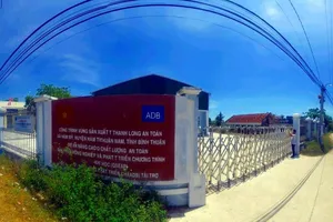 Bình Thuận thông tin vụ xây công trình lãng phí 