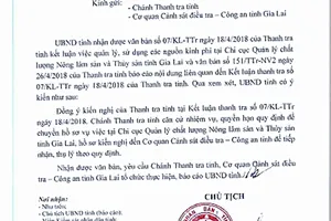 Gia Lai: 1 Chi cục rút ruột ngân sách hơn 300 triệu đồng