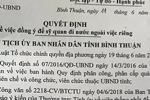 Bình Thuận: Nhiều quan chức đi Đức bằng tiền của doanh nghiệp