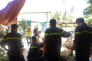 Giải cứu người đàn ông dưới giếng sâu ở La Gi