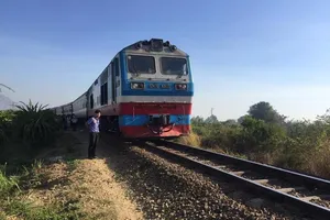 Tàu hỏa lại bị trật bánh ở Bình Thuận
