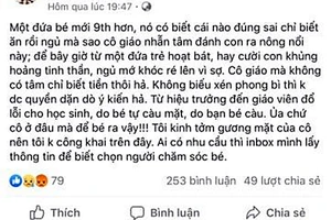 Làm rõ việc phụ huynh và nhà trường 'đấu' nhau trên Facebook