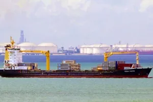 Thuyền viên tàu Vega Kappa mất tích khi rơi xuống biển Mũi Né