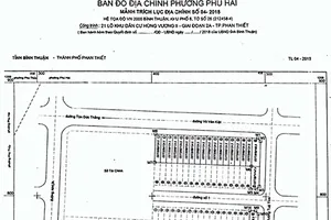 Hủy 15 sổ hồng cấp trái quy định vụ đấu giá đất ở Phan Thiết