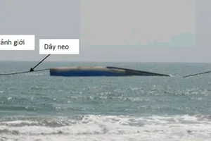 Chuẩn bị phong tỏa vùng biển trục vớt tàu chìm ở Mũi Né