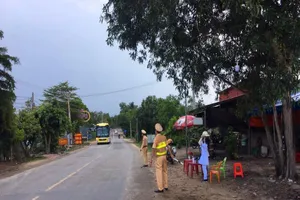 3 tổ CSGT sẽ xử lý xe đến Bình Thuận từ vùng dịch