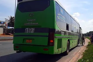 Bình Thuận giữ 1 xe khách xuất bến trái phép từ Thái Bình vào TPHCM