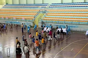 Thông báo khẩn liên quan điểm tiêm vaccine Nhà thi đấu thể thao Bình Thuận