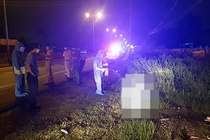 Truy tìm 2 thanh niên lấy xe máy của người bị tai nạn trên QL 1A qua Bình Thuận