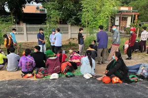 Bình Thuận bố trí xe, đoàn công tác đưa 65 người mất việc về Nghệ An