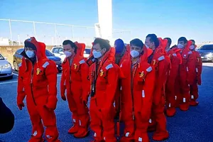 18 thuyền viên gặp nạn đã về Vũng Tàu, tàu Narimoto Maru vẫn mất tích