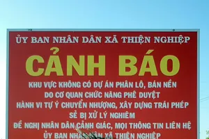 Dự án khu đô thị chưa xây dựng đã tự đưa hình ảnh quảng cáo sai qui định