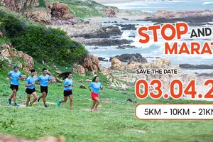 1.000 vận động viên thi đấu marathon trên cung đường biển đẹp nhất Việt Nam