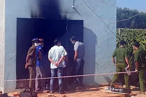 1 phụ nữ đơn thân tử vong trong căn nhà bị cháy ở Bình Thuận