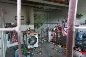 Nổ lớn trong căn phòng trọ ở Bình Thuận, 1 người trọng thương