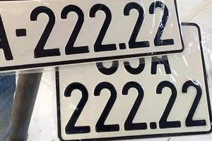 Một chủ xe Toyota Altis ở Bình Thuận bấm được biển số 86A-222.22