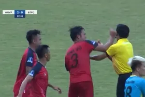 Bình Thuận sớm thanh lý hợp đồng với hậu vệ Ngô Anh Vũ hành hung trọng tài