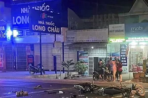 Bình Thuận: 2 xe máy tông nhau, 2 người chết, 1 người bị thương 