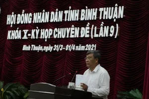 Phê chuẩn bãi nhiệm chức vụ phó chủ tịch tỉnh Bình Thuận 