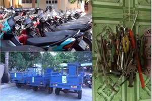 Bình Thuận: Phá đường dây trộm cắp, tiêu thụ xe máy quy mô lớn