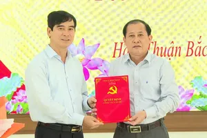 Huyện ủy Hàm Thuận Bắc có tân Bí thư 